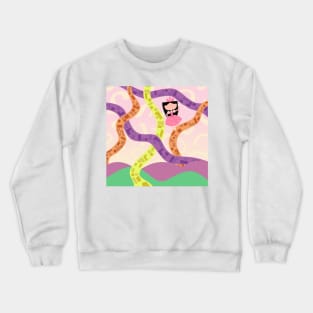 Yellow Sidewalk Crewneck Sweatshirt